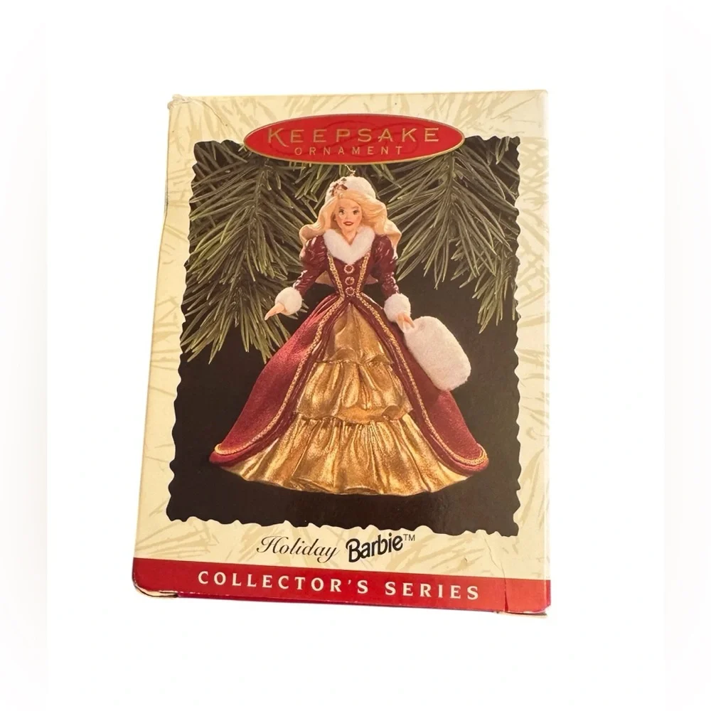 Elegant Keepsake Collector’s Edition Holiday Barbie Ornament from 1996